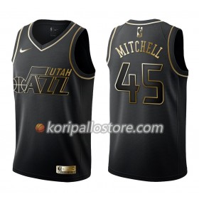 Utah Jazz Donovan Mitchell 45 Nike Musta Golden Edition Miesten Pelipaidat Swingman 